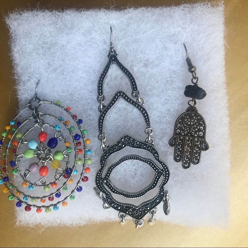 3 for $15!! Dangly earrings